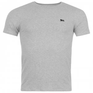 Image of Lonsdale Single T Shirt Mens - Grey Marl