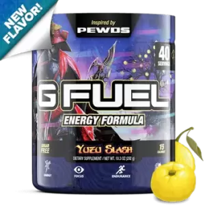 Image of G Fuel Yuzu Slash Tub (40 Servings) Elite Energy and Endurance Formula