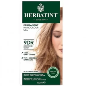 Image of Herbatint 9DR Copperish Gold Permanent Hair Colour 150ml