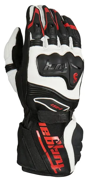 Image of Furygan Gloves F-RS1 Black Red White Size 3XL