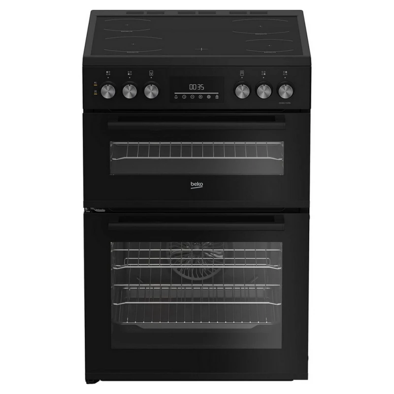 Image of Beko EDC6731K 60cm Freestanding Ceramic Cooker - BLACK EDC6731K