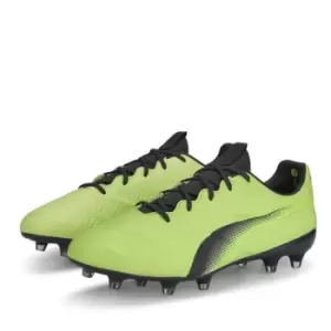 Image of Puma King Vegan FG Football Boots - Yellow