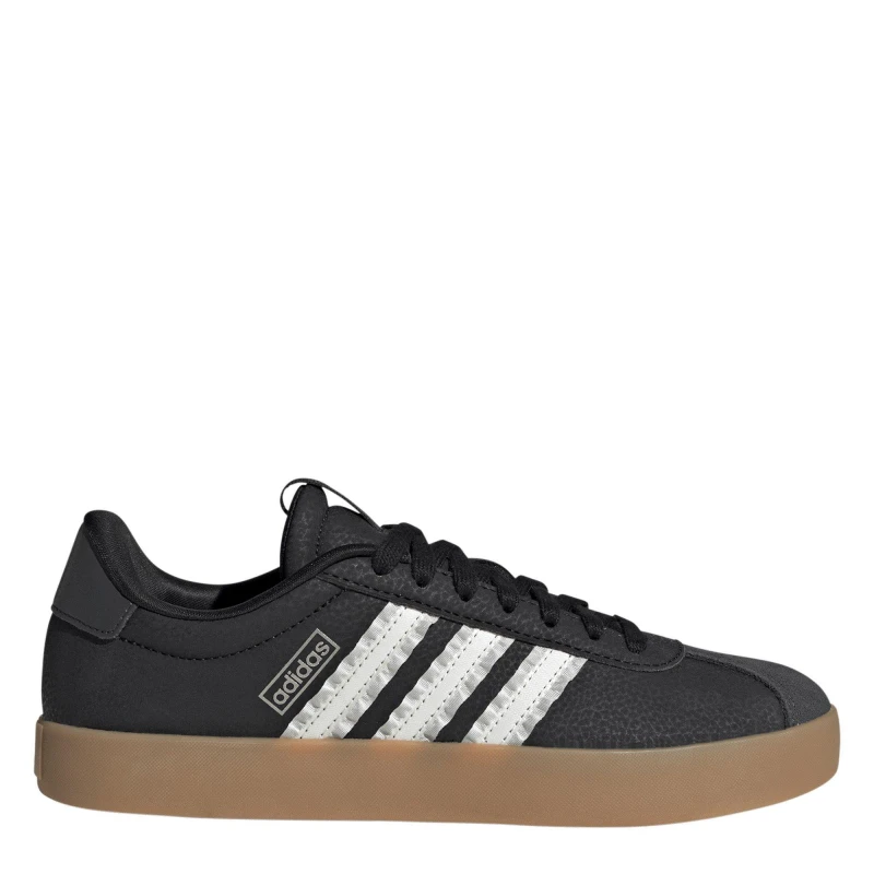 Image of Adidas Vl Court 3.0 Ld63 Black/White/Met female 8 (42)