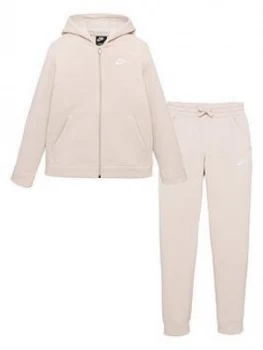 Image of Nike Boys Nsw Core Boyfriend Tracksuit - Tan