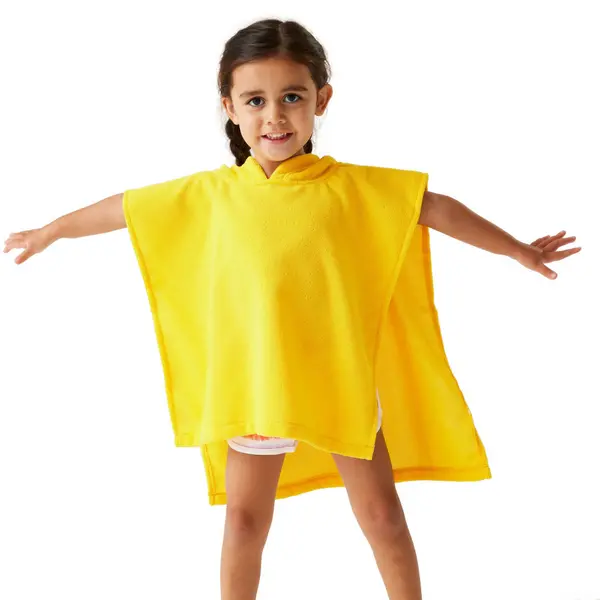 Image of Regatta Girls Animal Hooded Towel Robe 1-3 Years