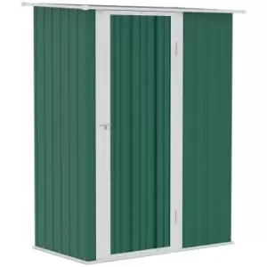Image of Outsunny Outdoor Storage Shed w/ Lockable Door - Green