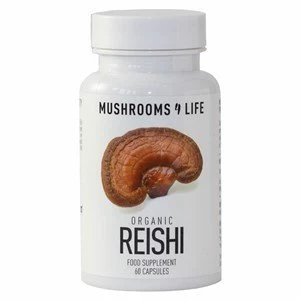 Image of Mushrooms 4 Life Organic Reishi Food Supplement 60 Capsules