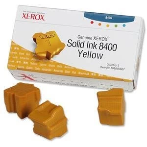 Image of Xerox 108R00607 Genuine Solid Ink 3 x Yellow