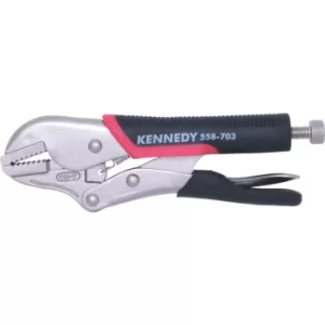 Image of 180MM/7" Straight Jaw Bi-material Handle Grip Wrench