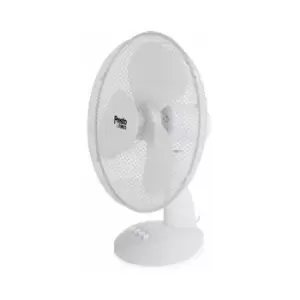 Image of Presto 16" OSCILLATING ELECTRIC DESK FAN 3 SPEED SILENT PORTABLE Home Office