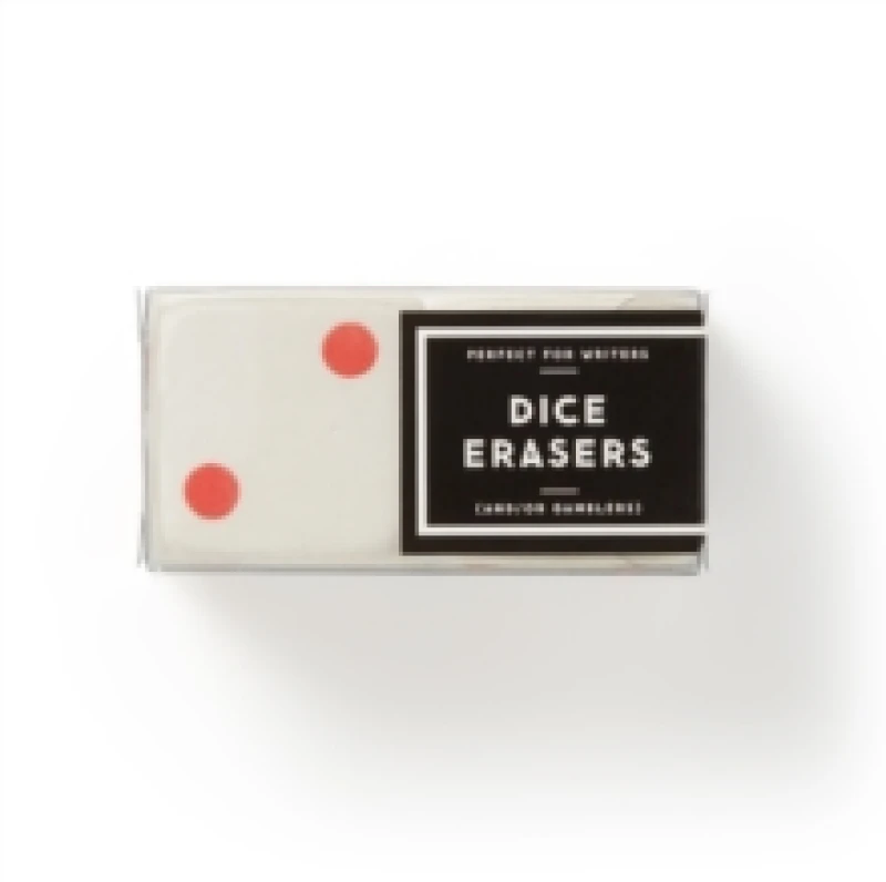 Image of Make Big Mistakes Giant Dice Eraser Set. Paperback. By Brass Monkey, Galison Books