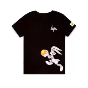 Image of Hype x Space Jam Retro Character Print Adult T Shirt - Black