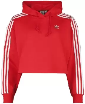 Image of Adidas Short Hoodie Hooded sweater red
