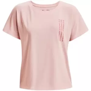 Image of Under Armour Graphic Short Sleeve T Shirt Womens - Pink