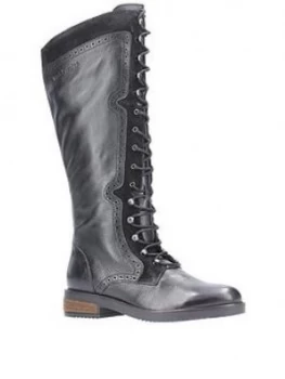 Image of Hush Puppies Rudy Knee High Boots - Black