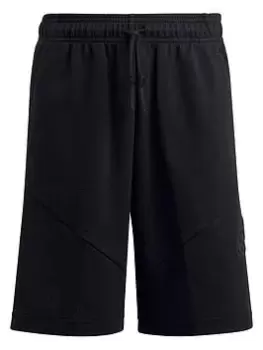 Image of adidas Sportswear Junior Boys Future Icons Badge Of Sport Logo Shorts, Black, Size 7-8 Years