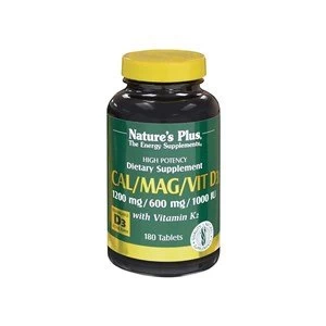 Image of Natures Plus CalMagVit D3 with Vitamin K2 Tablets 90 Tabs