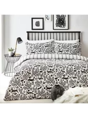 Image of Furn Scandi Woodland Duvet Cover Set