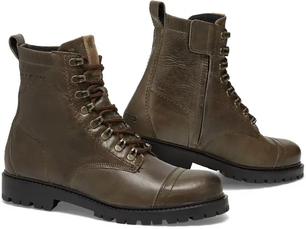 Image of REV'IT! Patrol Olive Green Black Motorcycle Shoes Size 41