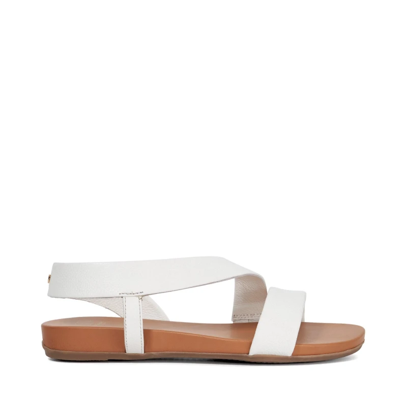 Image of Dune London Womens Lucina Flat Sandals White SMU female 4 (37)