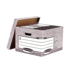 Image of Bankers Box by Fellowes System Large Storage Box Pack of 10