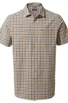 Image of Check 'Nour' Short Sleeved Shirt