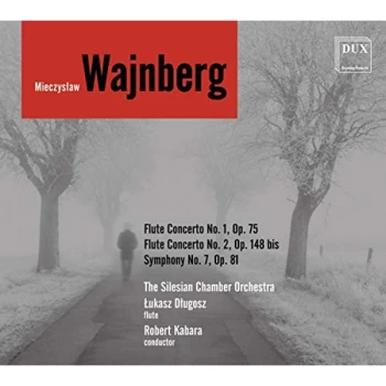 Image of Lukasz Dlugosz,The Silesian Chamber Orchestra & Robert Kabar - Mieczyslaw Wajnberg: Flute Concerto No. 1, Op. 75/... CD