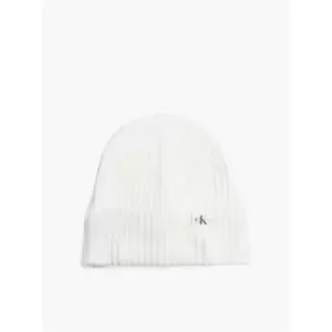 Image of Calvin Klein Jeans Ribbed Beanie - Beige