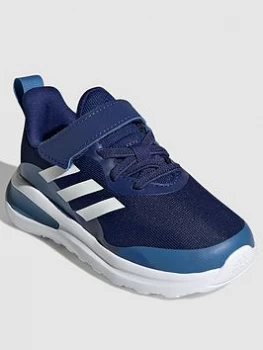 Image of adidas Infant Unisex Fortarun EI Trainers - Blue/White, Size 4