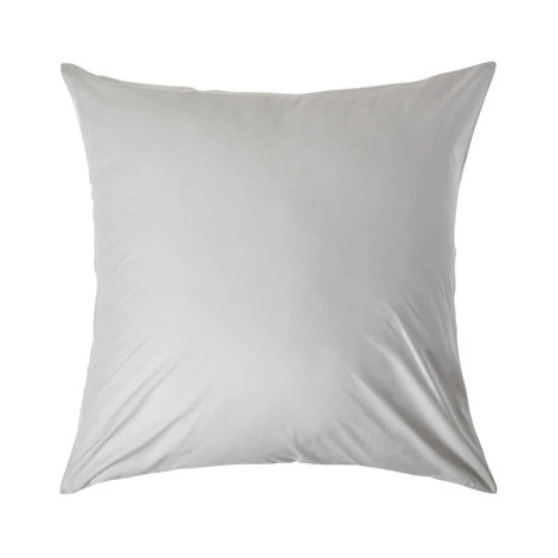 Image of Homescapes Continental Egyptian Cotton Pillowcase 200 TC, 80 x 80cm Silver