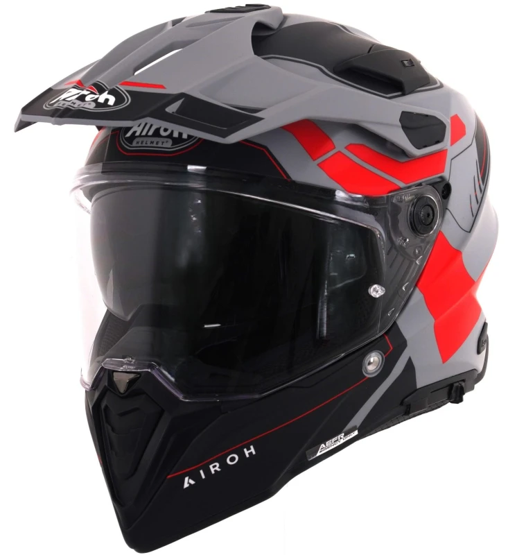 Image of ARH196XXL - Airoh Commander 2 Helmet - Reveal Red Fluo Matt - XXL Red ARH196XXL