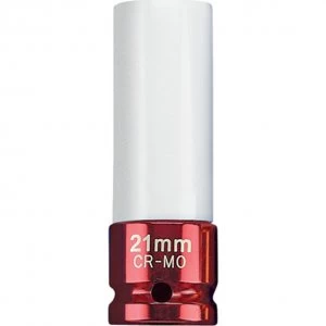 Image of Draper Expert 1/2" Drive Hexagon Socket Metric for Alloy Wheels 1/2" 21mm