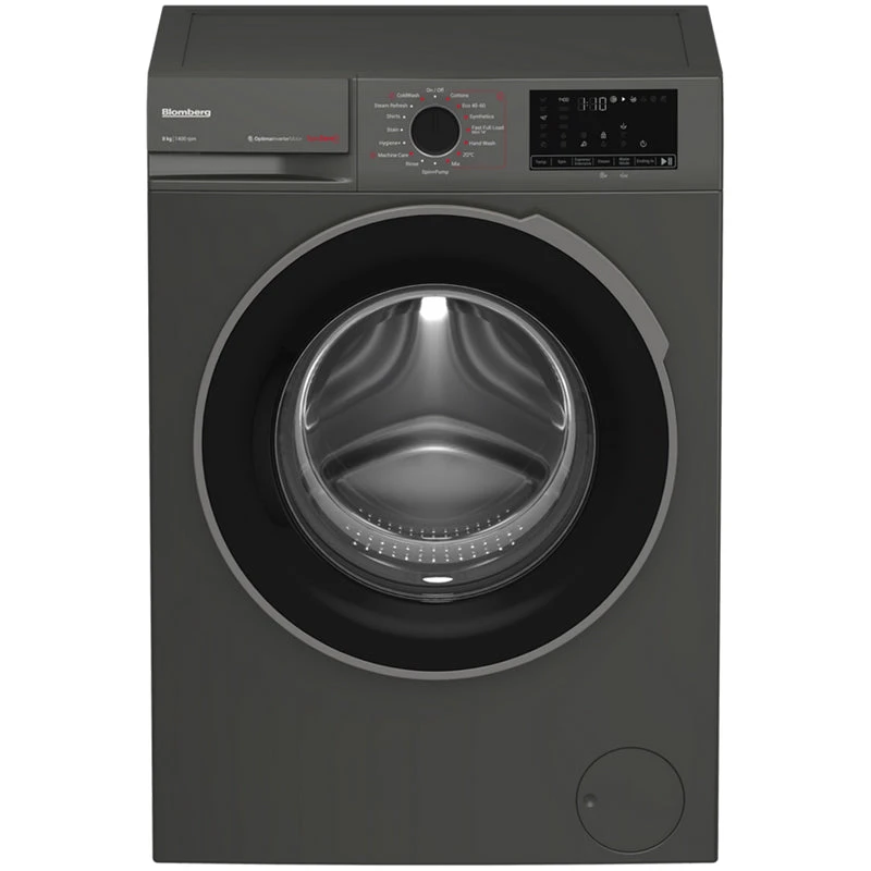 Image of Blomberg LWA18461G 8kg 1400 Spin Washing Machine Graphite