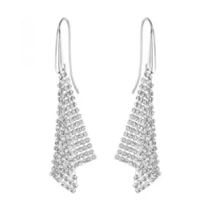 Image of Ladies Swarovski Stainless Steel Fit Earrings