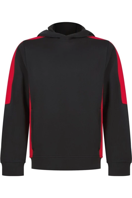 Image of Finden & Hales Team Contrast Hoodie in Black Size: 3-4 Years Black Unisex 3-4 Years