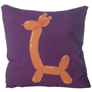 Image of Balloon Animal Giraffe Decorative Cushion with Insert
