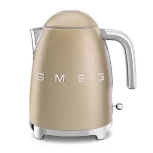 Image of SMEG KLF03CHMUK 50s Retro Style 1.7L 3KW Jug Kettle - Champagne Gold