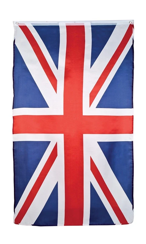 Image of Shatchi 5 X 3ft Union Jack National Flag 3pc Events Decorations Multi