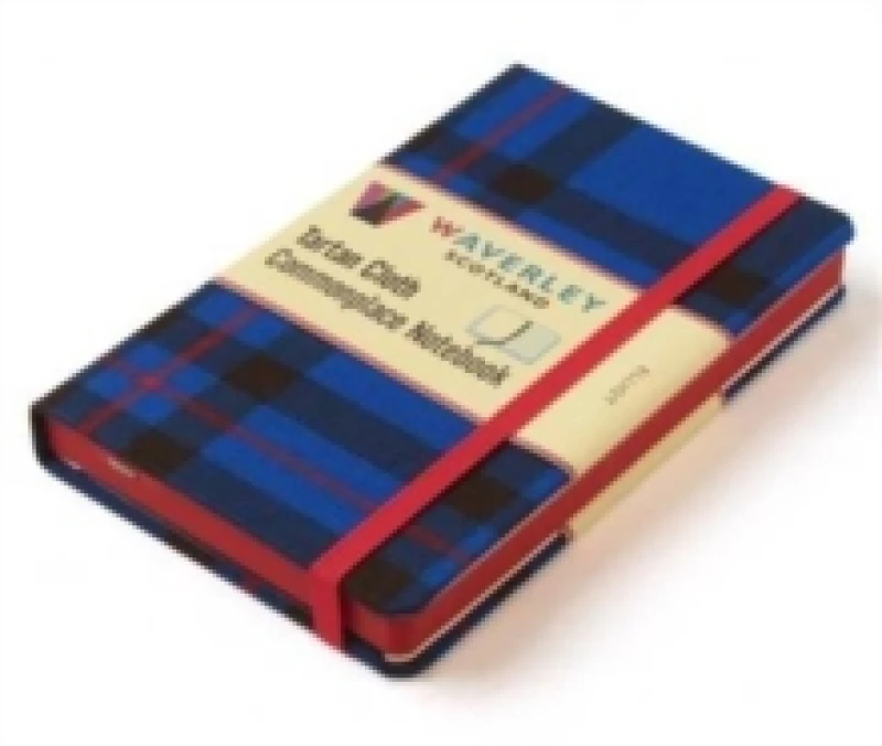 Image of Elliot Waverley Tartan Cloth Commonplace Large 21 x 13cm Notebook Hardback