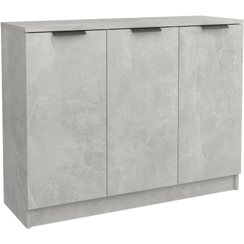 Image of VIDAXL Sideboard Concrete Grey 90.5x30x70cm Engineered Wood Vidaxl 8720286965016