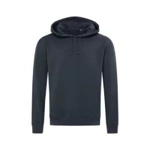 Image of Stedman Unisex Adult Sweat Recycled Hoodie (S) (Midnight Blue)