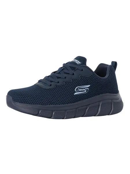Image of Skechers Bobs Sport B Flex Trainers Navy 8 UK