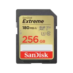 Image of SanDisk Extreme SDXC UHS-I - 256GB - SDSDXVV-256G-GNCIN