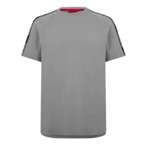 Image of Hugo Sporty Logo T-Shirt 10254453 0 - Grey