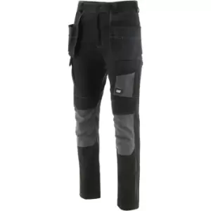Image of CAT Workwear Mens Essentials Stretch Knee Pocket Trousers 32- Waist 32', Inside Leg 32'