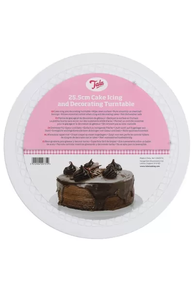 Image of Tala Cake Icing and Decorating Turntable, 25.5cm