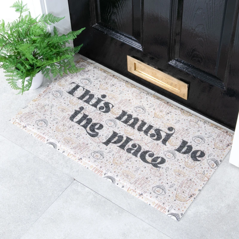 Image of Native Natural This Must Be The Place Doormat (70 X 40Cm)