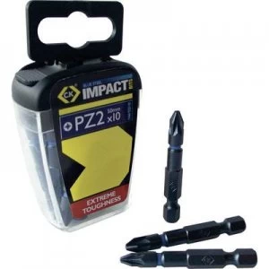 Image of C.K. T4560 PZ2LD10 Bit set 10 Piece Pozidriv Torsion Control Technology