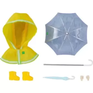 Image of Original Character Parts for Nendoroid Doll Figures Outfit Set Rain Poncho - Yellow