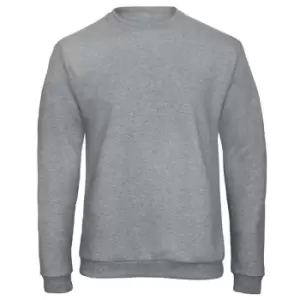 Image of B&C Adults Unisex ID. 202 50/50 Sweatshirt (S) (Heather Grey)